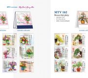 Mẫu lịch để bàn 2018