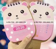 19+ Mẫu Lịch Để Bàn 2020 Dễ Thương Và Cute Nhất
