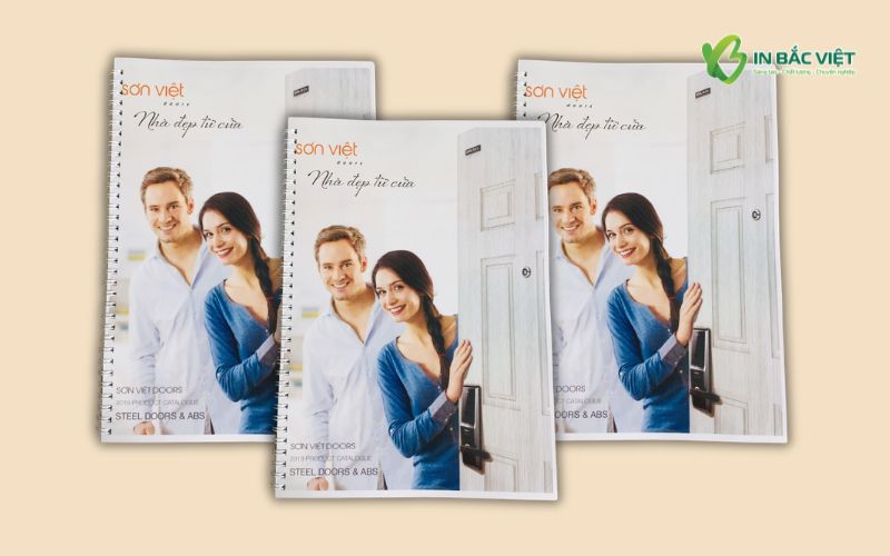 Báo giá in catalogue gáy lò xo tại Xưởng In Bắc Việt