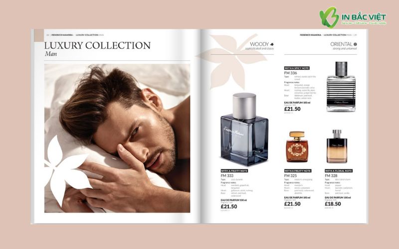 Catalog giới thiệu sản phẩm nước hoa nam cao cấp