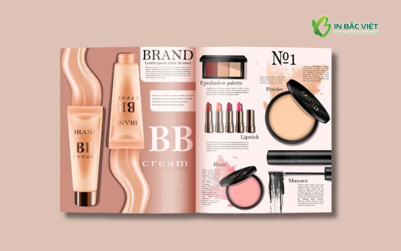 Mẫu Catalogue mỹ phẩm trang điểm thiết kế hiện đại