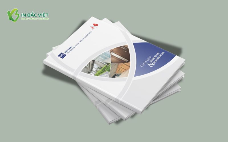 Mẫu catalogue A5 khổ đứng thiết kế gọn gàng, dễ trình bày sản phẩm