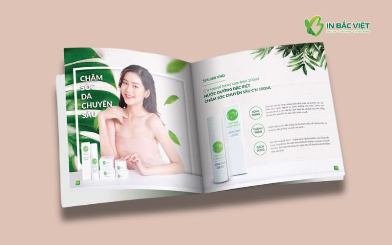 Mẫu Catalogue sản phẩm chăm sóc da chuyên sâu