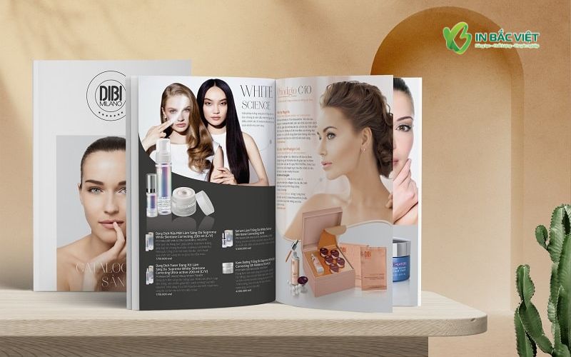 Mẫu Catalogue giới thiệu sản phẩm làm đẹp khổ A4