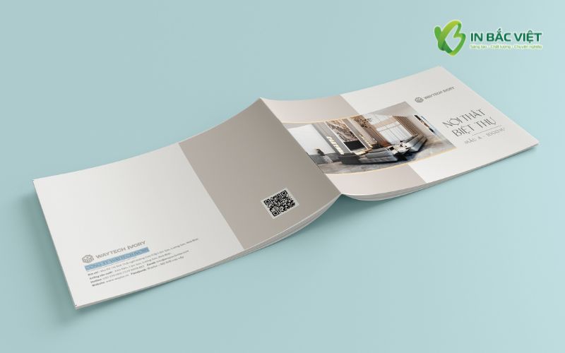 Catalogue nội thất biệt thự thiết kế tinh tế tích hợp mã QR