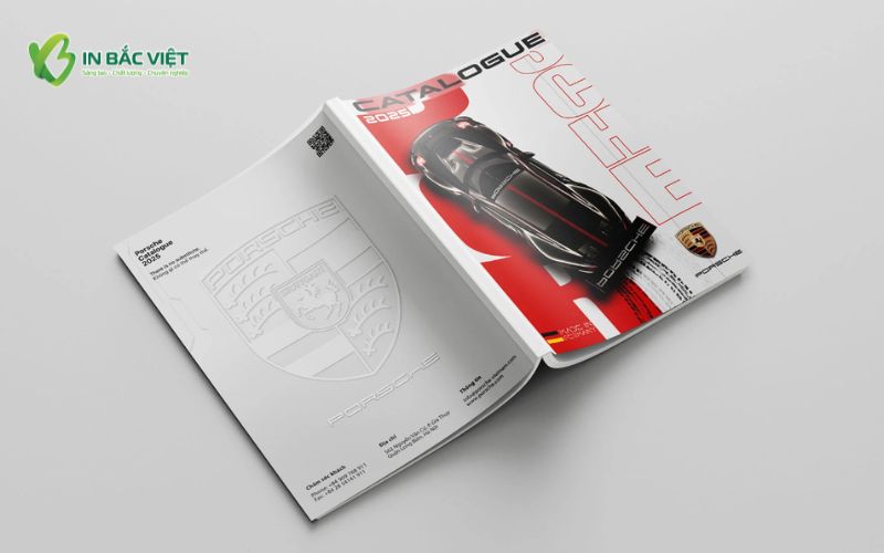 Mẫu catalogue A5 xe ô tô thiết kế ấn tượng