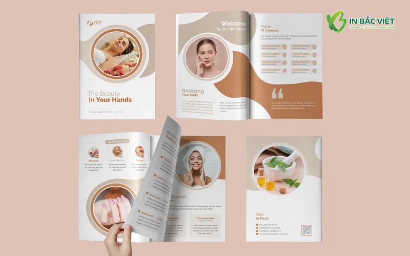 Catalogue spa chăm sóc tay và thư giãn