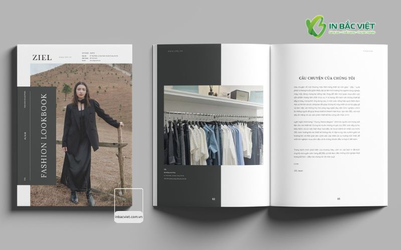 Mẫu catalogue thời trang phong cách lookbook chuyên nghiệp