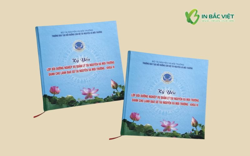 Mẫu kỷ yếu bìa cứng dành cho cơ quan đoàn thể, thiết kế trang trọng và chỉn chu