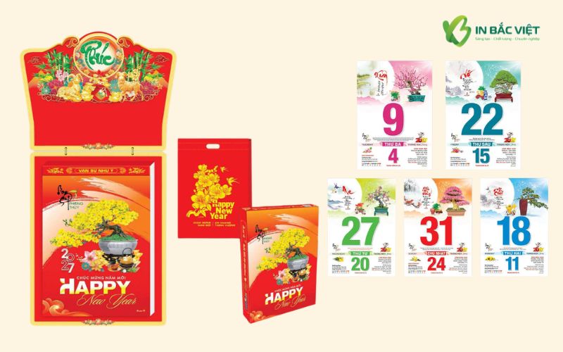 Bộ lịch treo tường bloc siêu đại bán sẵn giá tốt