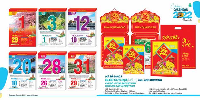 lịch bloc siêu đại DVA03