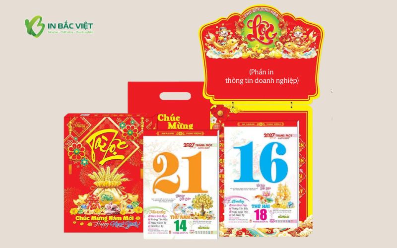 Lịch bloc đại đặc biệt kích thước 17 x 24 cm đẹp sang trọng
