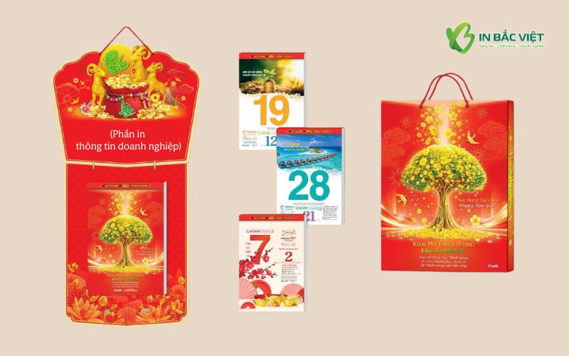 Mẫu lịch bloc đại đặc biệt Xuân Đinh Mùi 2027 được yêu thích