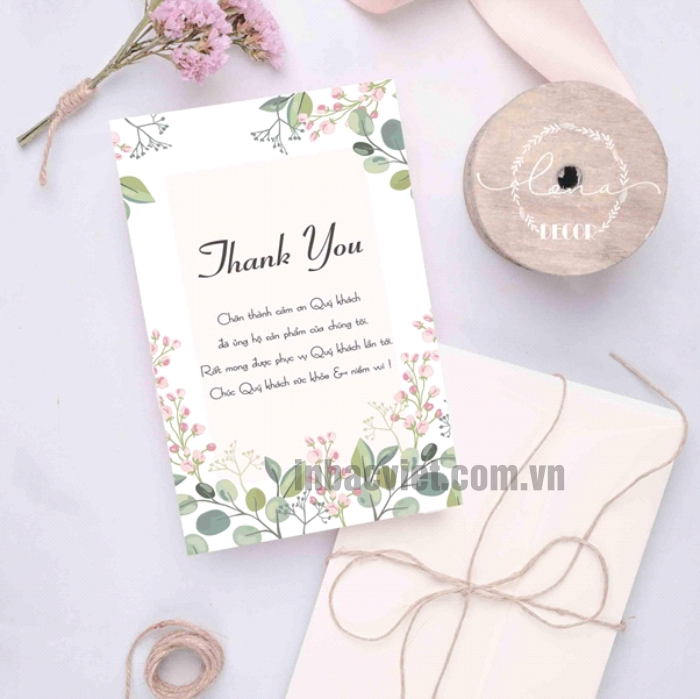 38 mẫu thanks card thư cảm ơn khách hàng cho Shop online