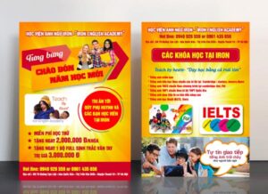 mẫu tờ rơi tiếng anh đẹp nhất