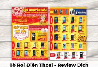 TỜ RƠI QUẢNG CÁO ĐIỆN THOẠI