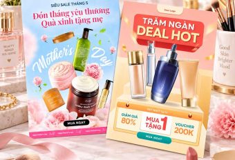 Mẫu Tờ Rơi Mỹ Phẩm Đẹp, Thu Hút Khách Hàng