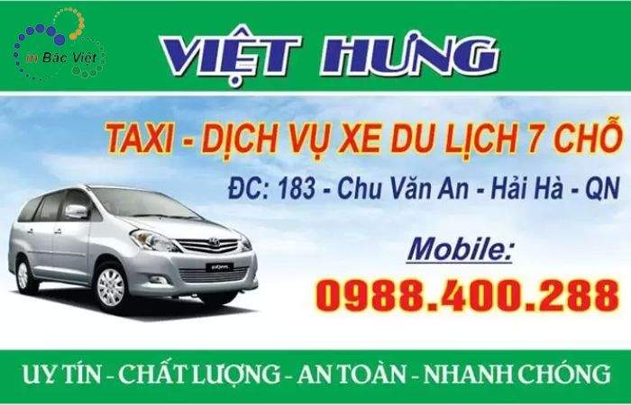 Giấy in card visit taxi