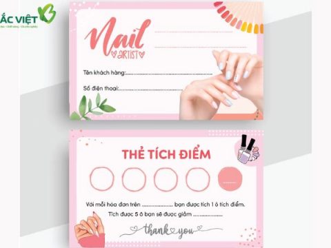 Bật Mí 30+ Mẫu Thẻ Tích Điểm Nail Ấn Tượng Nhất