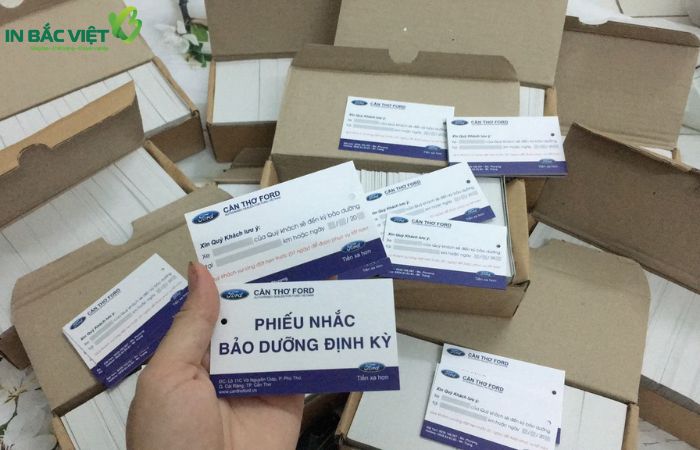 Quy trình đặt in phiếu nhắc bảo dưỡng