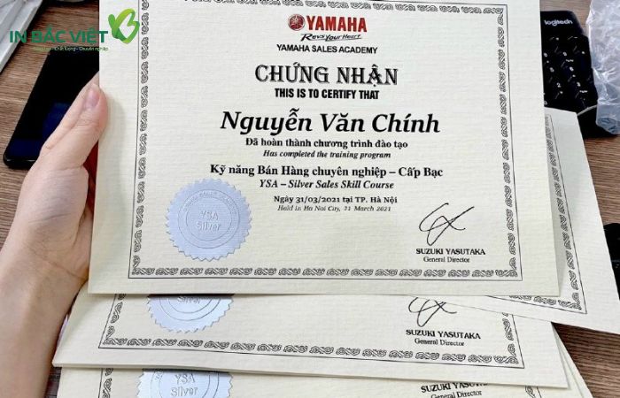 yếu tố ảnh hưởng tới giá thành khi in ấn chứng nhận