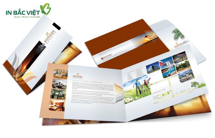 Brochure quảng bá sản phẩm đơn giản và đầy đủ thông tin