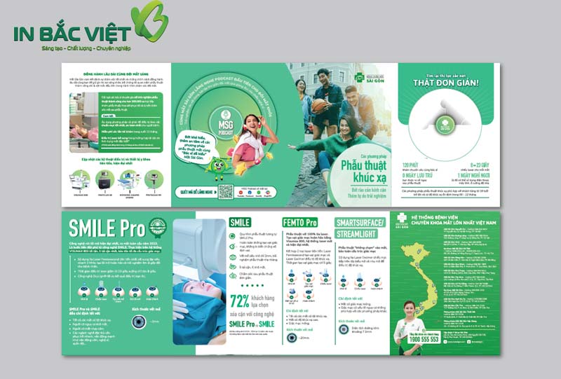 Brochure quảng bá sản phẩm đơn giản và đầy đủ thông tin