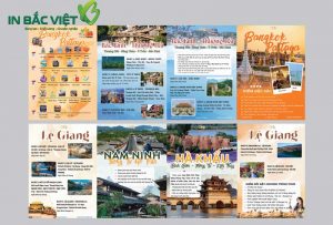 Mẫu brochure về duc lịch đẹp mắt