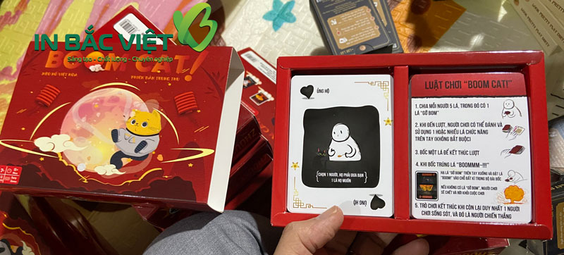 Mẫu thẻ bài board game kiểu cute