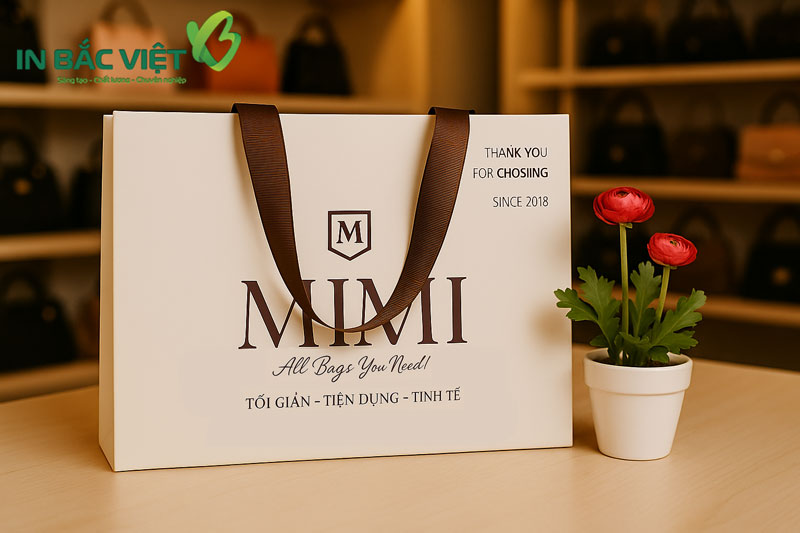 xu hướng sử dụng túi giấy đựng túi xách tại các shop bán túi xách