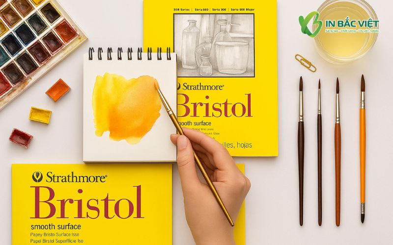 Giấy Bristol dùng để vẽ tranh
