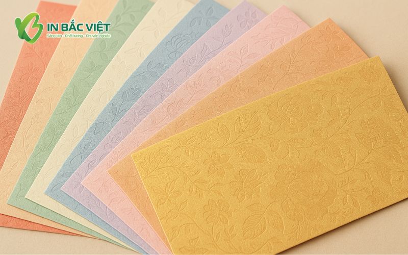 Mẫu giấy mỹ thuật hoa văn đẹp