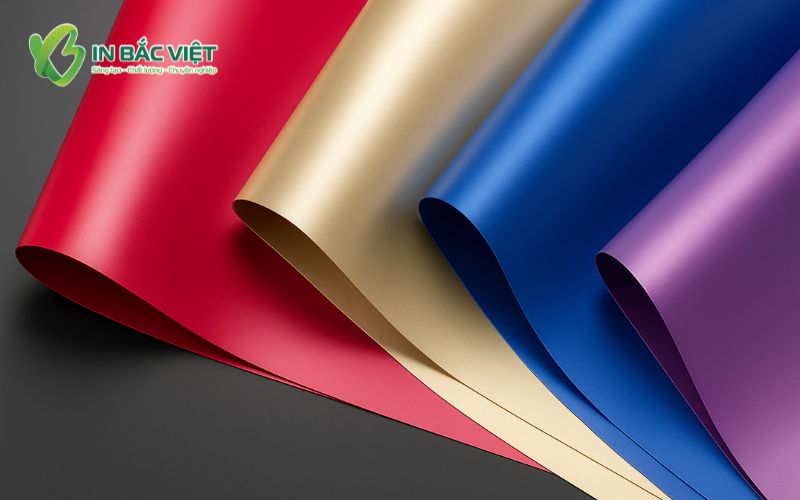 Giấy mỹ thuật lụa bề mặt bóng cao cấp