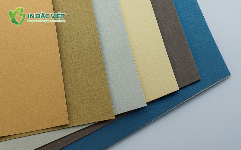 Giấy in mỹ thuật sần nhiều màu đa dạng sự lựa chọn