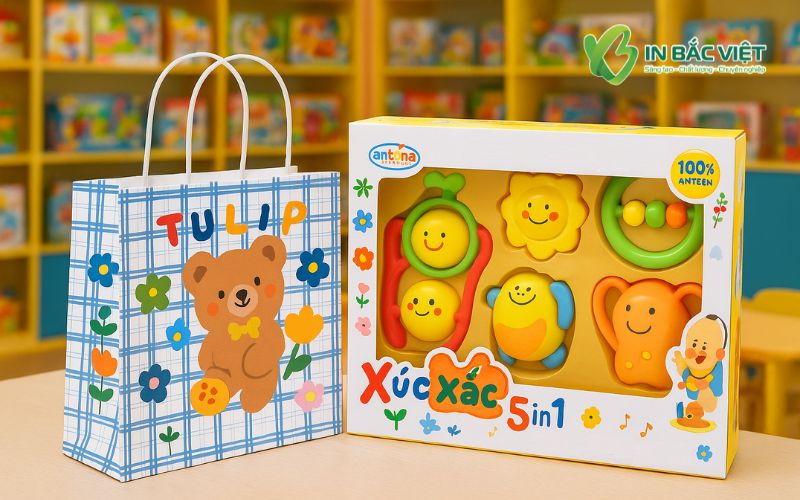 Hộp giấy túi giấy giúp bảo vệ đồ chơi