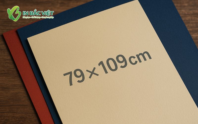 Kích thước giấy mỹ thuật khổ lớn phổ biến 79x109cm