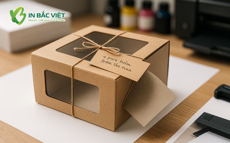 Hộp đựng bánh sinh nhật in bìa Duplex