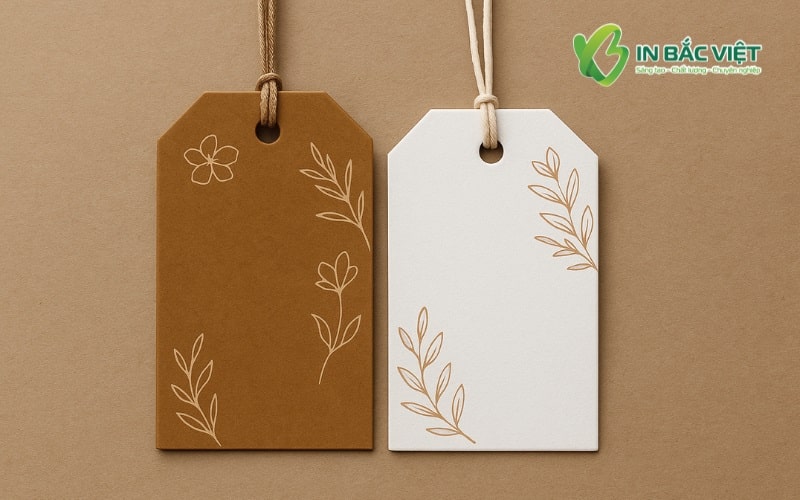 Nhãn mác quần áo đẹp làm từ giấy xi măng