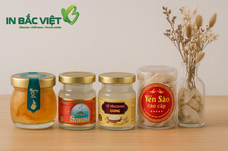 Phân loại hình dáng tem yến sào: tem tròn, elip và chữ nhật