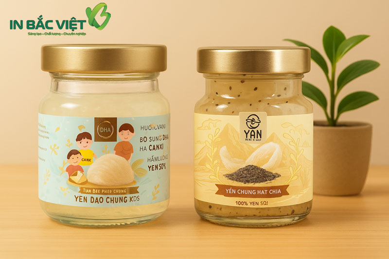 Sử dụng vector hoặc hình ảnh trong thiết kế tem nhãn yến sào ấn tượng