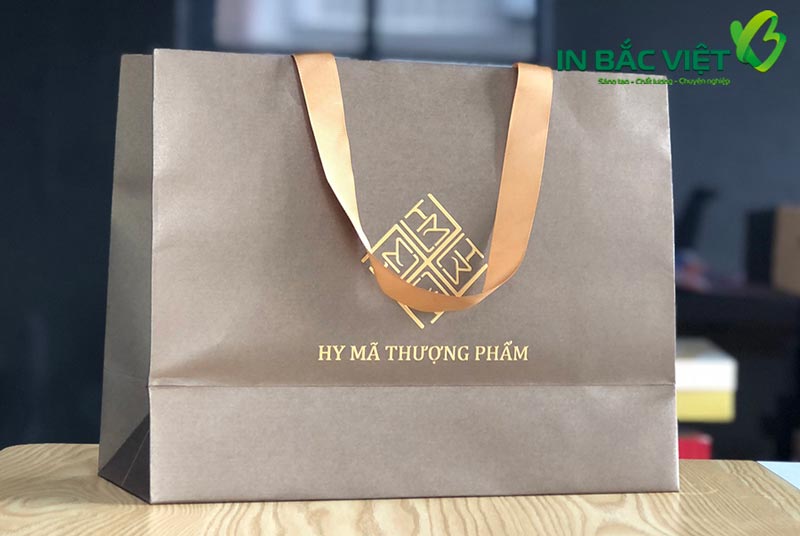 In túi giấy mỹ thuật số lượng ít – Thiết kế cao cấp cho thương hiệu sang trọng.