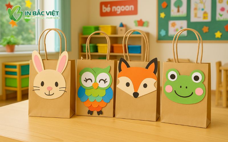 Túi giấy đựng đồ chơi ngộ nghĩnh