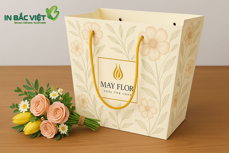 Túi giấy đựng hoa kích thước lớn