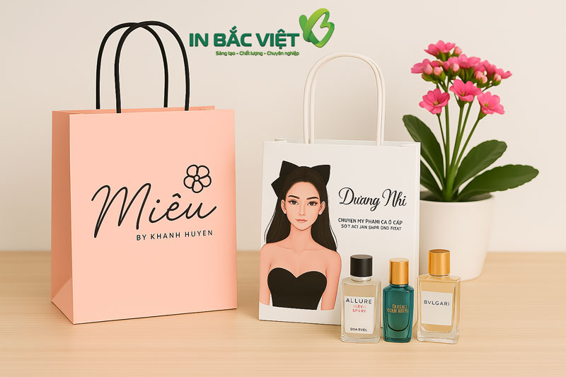 Túi giấy đựng nước hoa cao cấp cho thương hiệu nước hoa