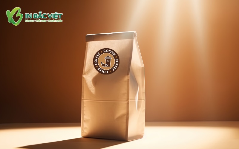 Túi giấy Kraft đựng cà phê