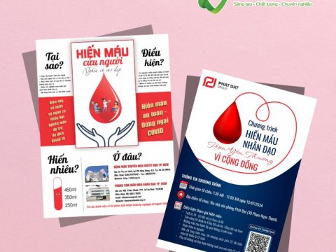 IN TỜ RƠI HIẾN MÁU