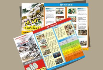 IN TỜ RƠI PHÒNG CHỐNG THIÊN TAI CHUẨN
