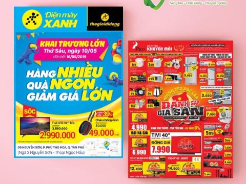 TỜ RƠI ĐIỆN MÁY THU HÚT KHÁCH HÀNG