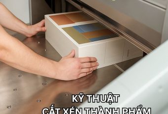 Kỹ thuật cắt xén thành phẩm: Quy trình và ứng dụng trong in ấn