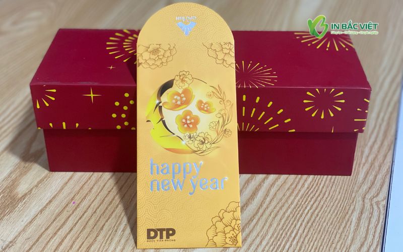 Bao lì xì in logo Công ty Cổ phần CPC1 Hà Nội thiết kế sang trọng, in sắc nét